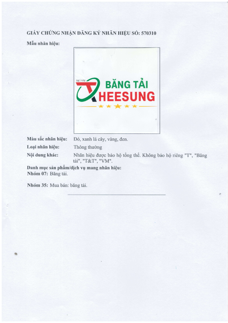 CHỨNG NHẬN ĐĂNG KÝ NHÃN HIỆU