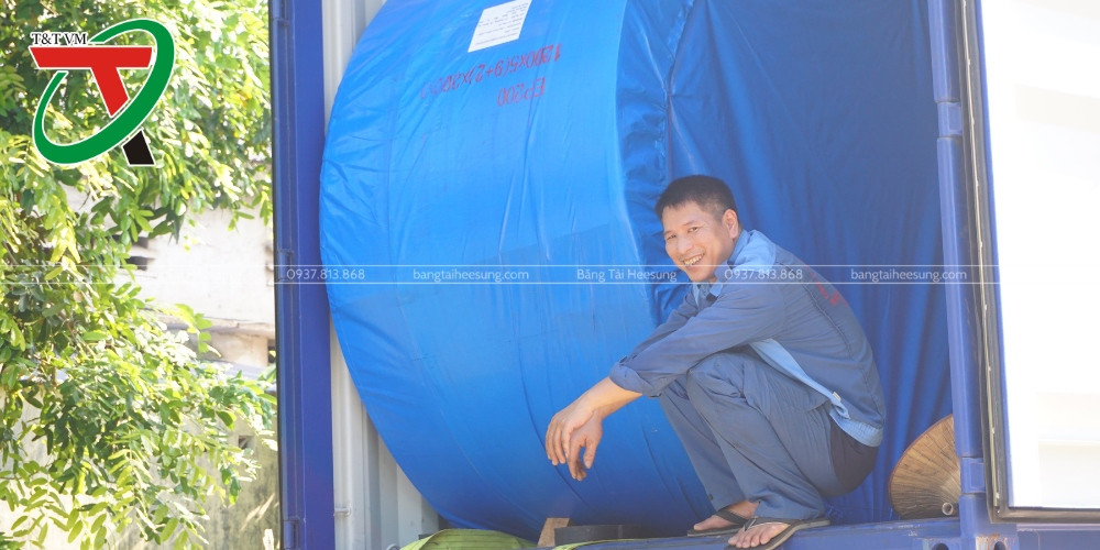 Băng Tải Cao Su Ngành Giấy