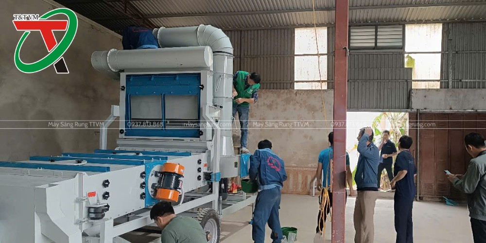 Máy Sàng Rung đỗ Tương