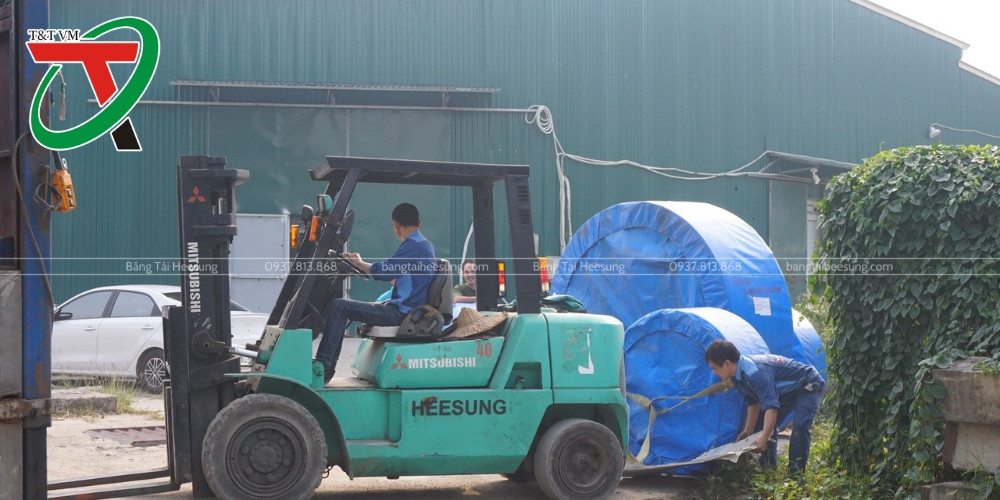 Bán Băng Tải Cao Su Gân V