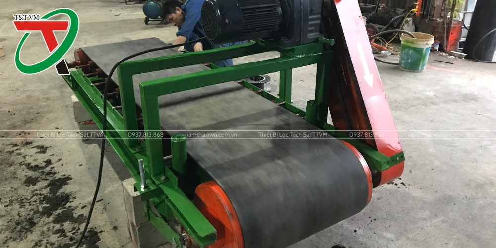 Băng Tải Gắn Rulo Từ Ttvm