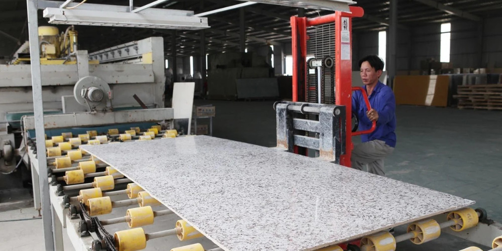 Sản Xuất Mặt đá Thạch Anh