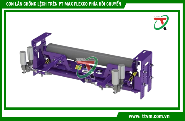 Con lăn chống lệch trên PT Max Flexco Phía Hồi Chuyển