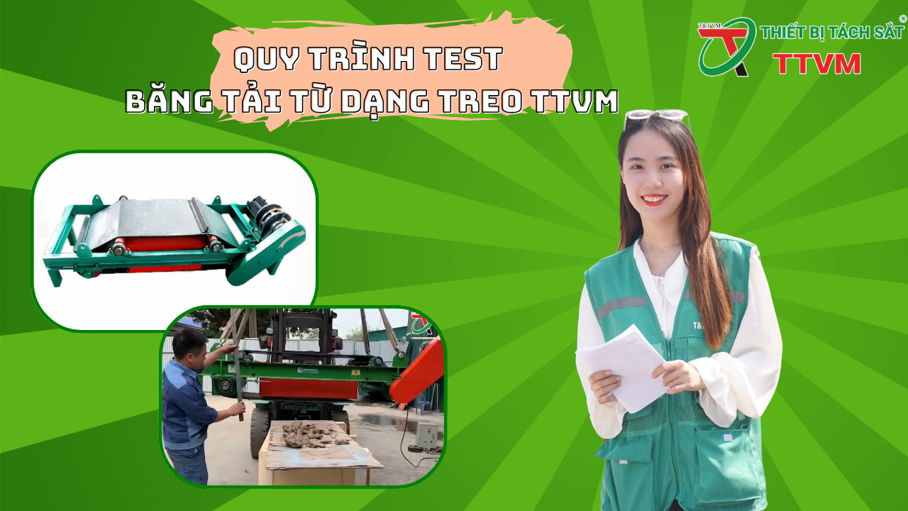 Quá Trình Test Băng Tải Từ TTVM Cho Nhà Máy Khai Thác Quặng Sắt