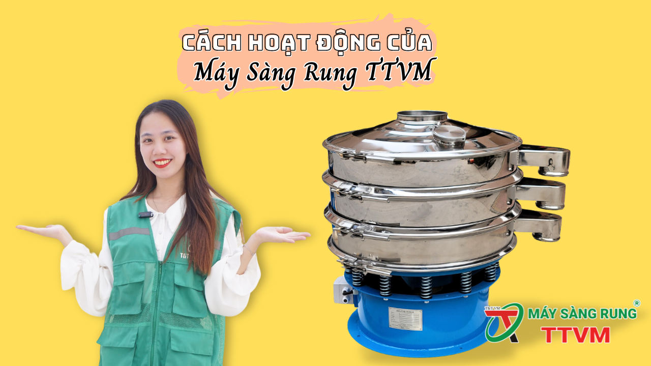 Cách MÁY SÀNG RUNG TTVM hoạt động