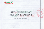 GIẤY CHỨNG NHẬN KIỂM ĐỊNH CHẤT LƯỢNG BĂNG TẢI CHỐNG CHÁY